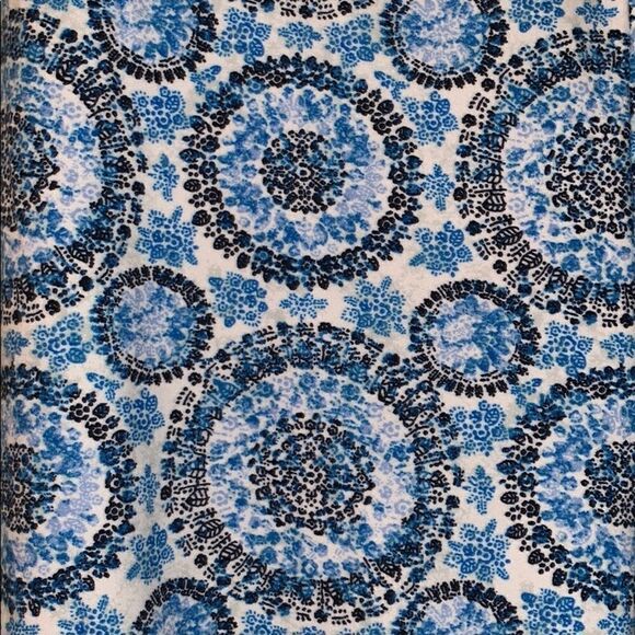 Blue printed yoga pants - Picture 3 of 3